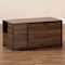 Baxton Studio Connor Walnut Brown Finished 2-Door Cat Litter Box Cover House 166-10744 - alternate 5